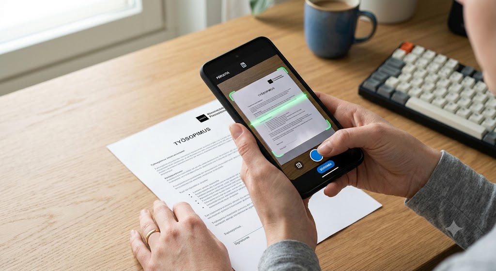 Asiakirjan skannaaminen – KATTAVA OPAS DOKUMENTTIEN DIGITOINTIIN PUHELIMELLA JA TIETOKONEELTA